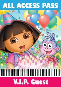 Dora VIP Pass Digital File