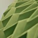 Bubble: Hanging Decorative Art / Origami Paper Ball - Green