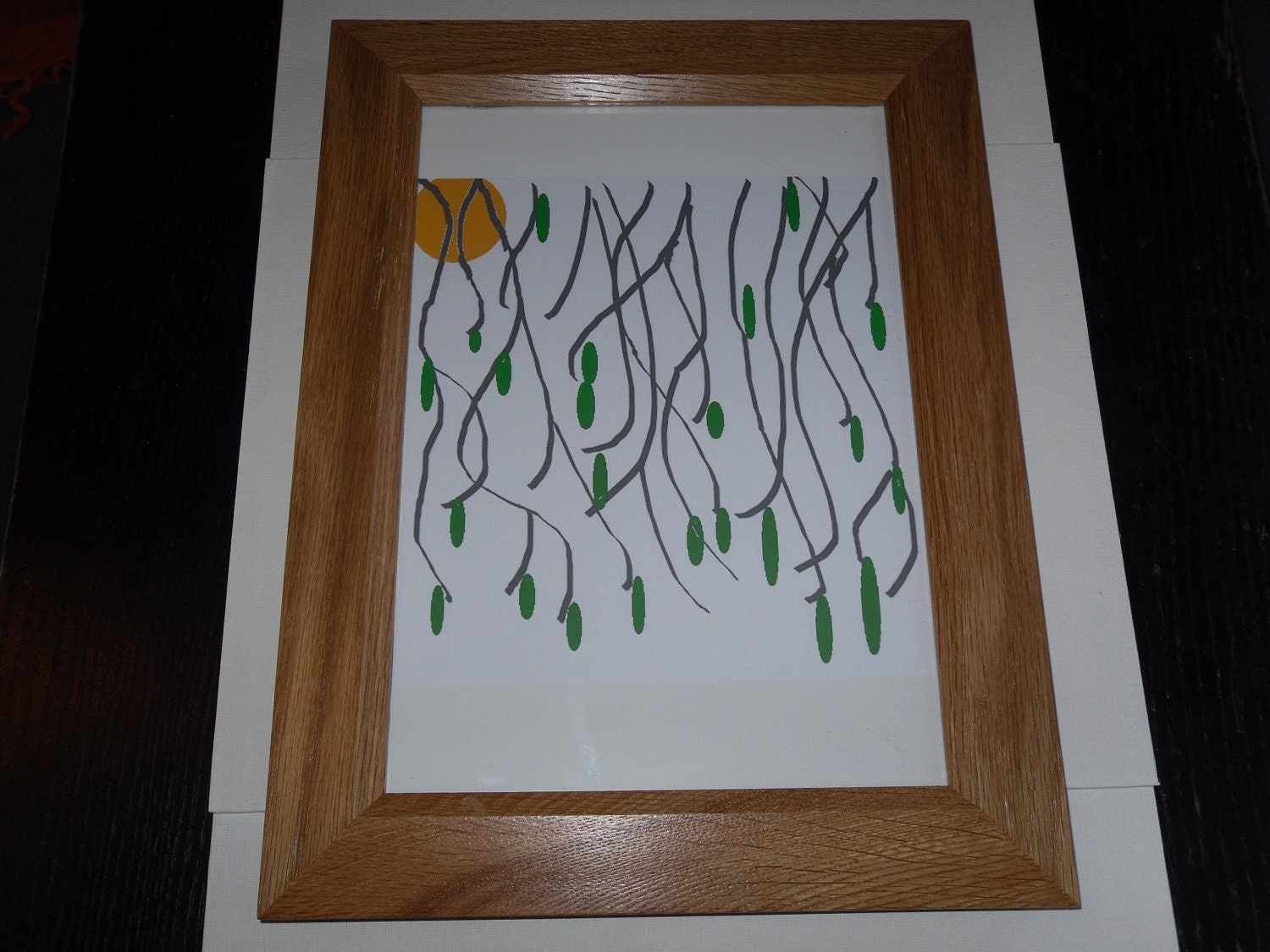 Sun & Leaves series 1, A4 Print, original design, options available
