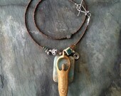 Necklace - Sterling Silver and Semi-Precious Gemstones "Aqua Goddess"