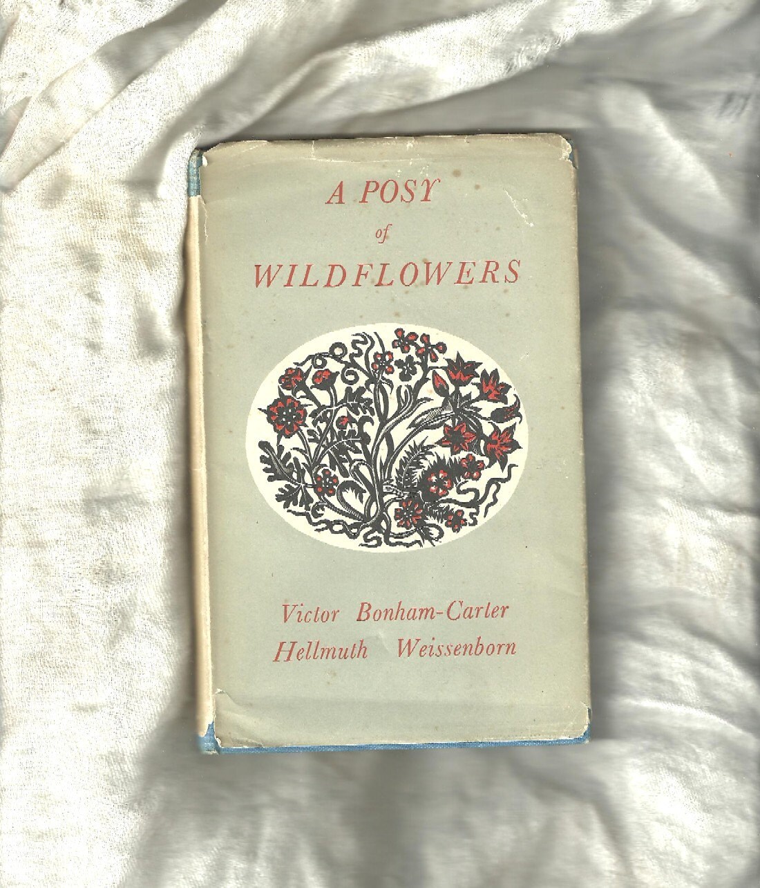 Exquisite Vintage Romance Of Flowers Book - A POSY OF WILDFLOWERS - Wood-Cut Illustrations