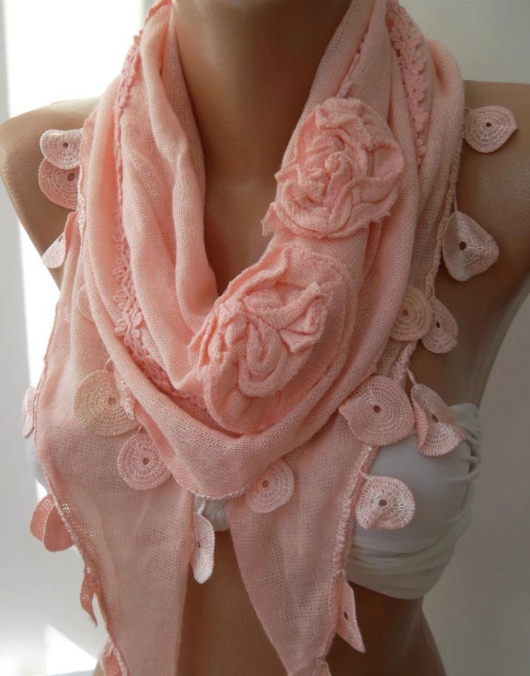 Georgeus Scarf   Elegance Scarf   Feminine Scarf / Shawl