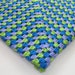 Blue, Lavender and Spring Green Crochet Afghan,Blanket Lap Throw Multi color Never Ending Granny Square Decor
