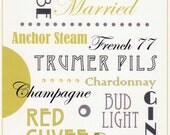 Customized Bar Menu - Art Deco - Retro