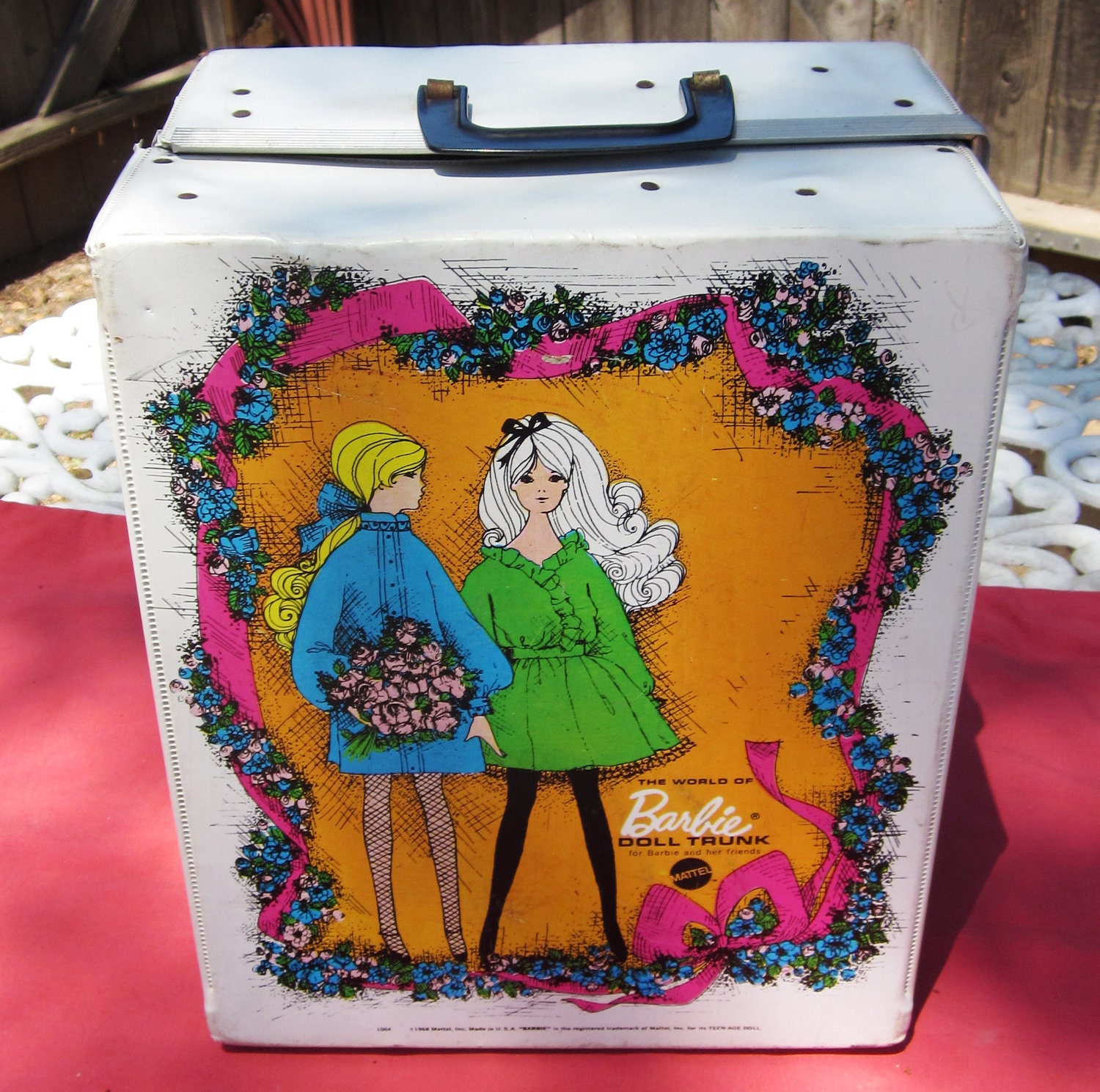 Items similar to 1968 Mattel Barbie Doll Trunk on Etsy