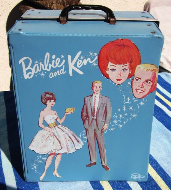 Items similar to 1963 Mattel Barbie and Ken Case on Etsy