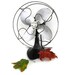 It's Cooling Off...Vintage Black Antique Handybreeze Industrial Fan with a Cool Retro Look/Mad Men