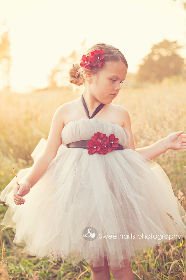 Vintage Gray tutu dress