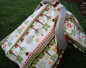 Car Seat Canopy - Animal Parade
