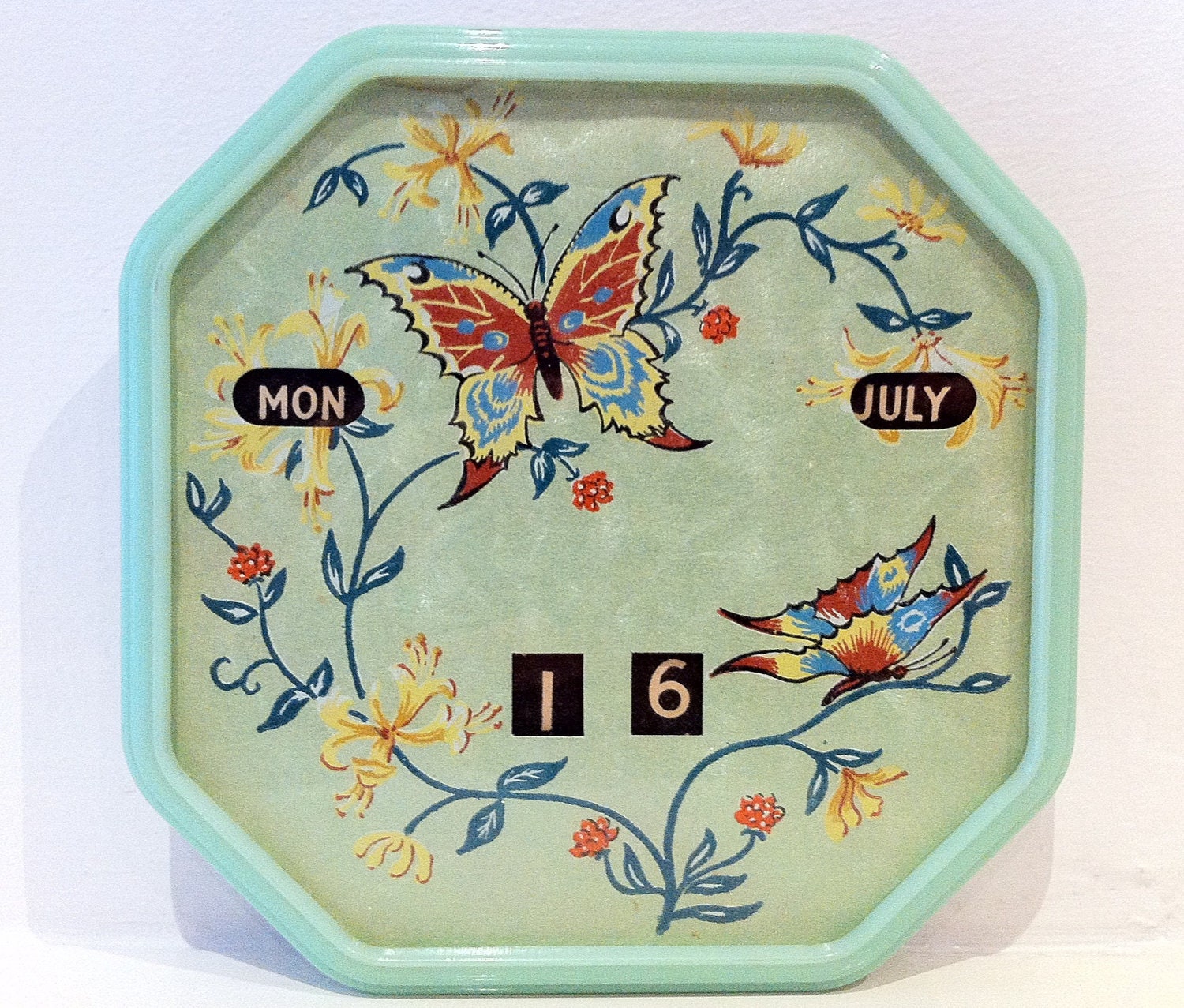 Vintage Perpetual Calendar Butterfly