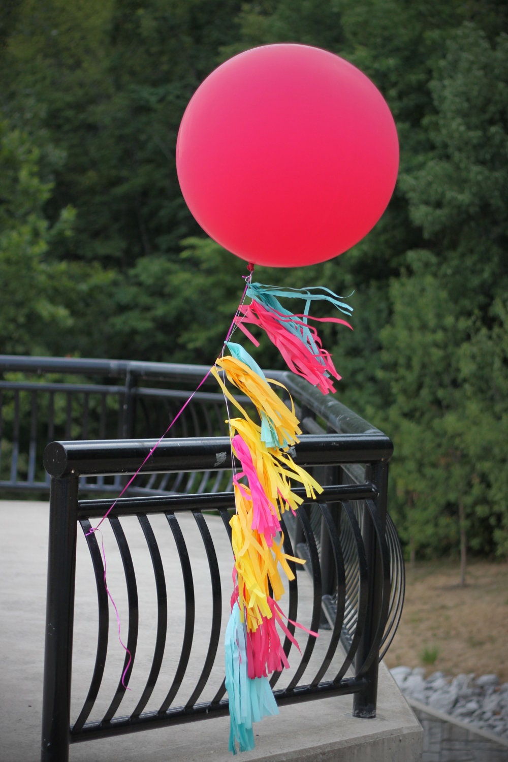 Pink Custom Creation Big Round Balloon Tassel Garland