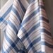 Linen Cotton Dish Towels - Tea Towels set of 2 White Blue