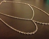 Peter Pan Collar Chain Necklace - Silver