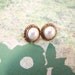 Vintage Pearl Clip on Earrings