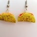 Taco earrings