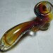 Miniature Blow In SHERLOCK Pipe Double Wall Hand Blown Inside Out Color Change Glass Sherlok Bowl Unique