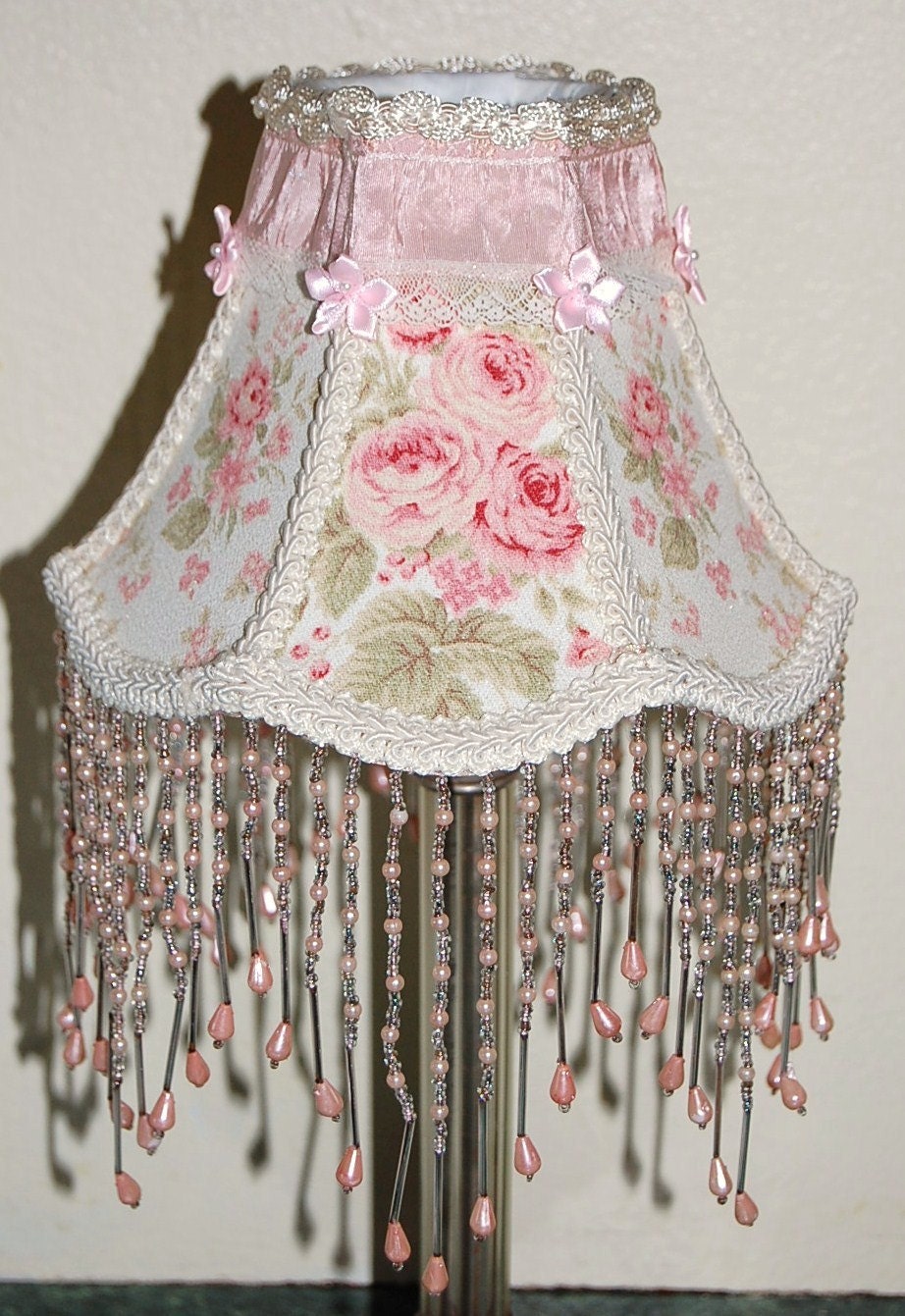 Shabby Chic Lampshade with Roses