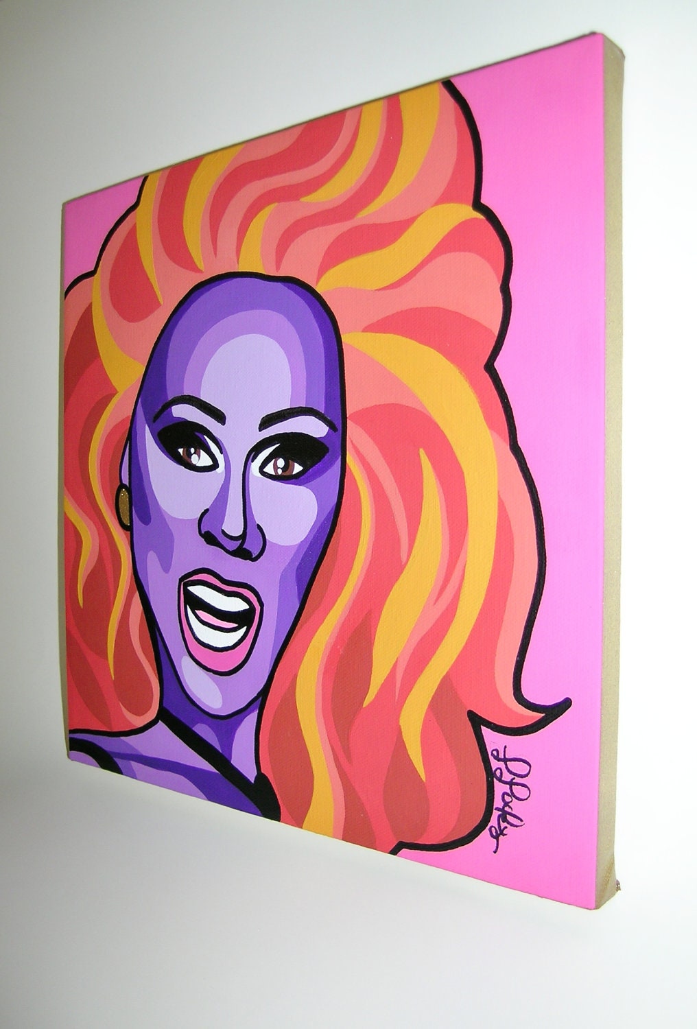 Shante, you Stay - RuPaul - Original RuPaul's Drag Race Pop Art Painting