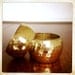 vintage brass bangle stacking hammered finish pair of 2 boho chic