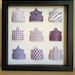 Purple Princess Crown, 3d paper art, can be personalized for your little girl.