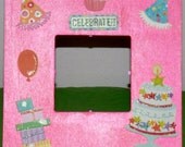 Girls Birthday Picture Frame