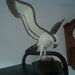 Gorgeous Osprey wooden sculpture, all hand carved and fashioned, great icon for what is known to some as the 'fish Eagle'