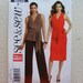 McCall's See and Sew misses pattern B5310 for Top, sash, skirt and pants.