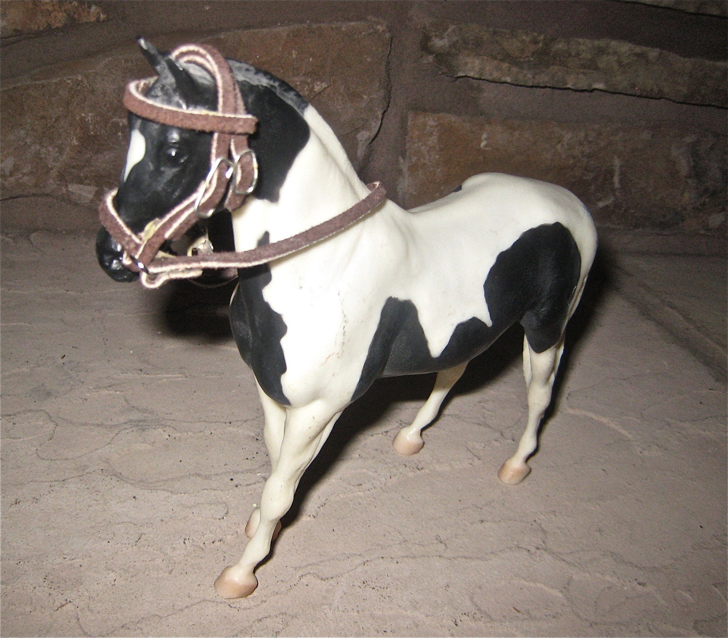 Black Tobiano Horse