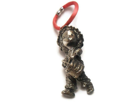 RESERVED Hallmark 1980 Sterling Drummer Boy Ornament