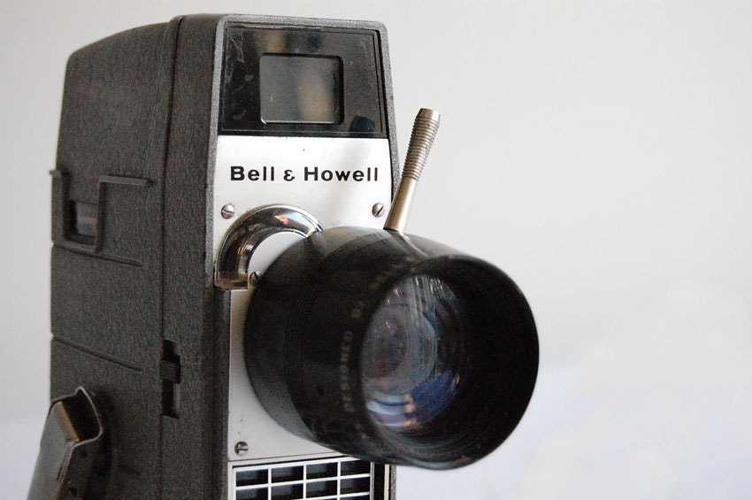 Vintage Bell & Howell Movie Camera 8 mm - thelittlebiker