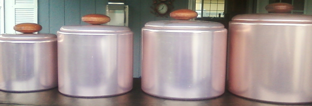 1950's Canister Set   PRODUCT OF USA