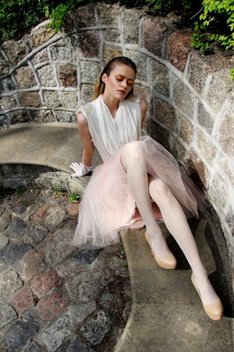 Adult champagne tutu skirt, wedding tulle skirt, petitcoat