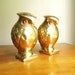 Vintage Brass Owl Bookends, Gold Owl Figurines, Hollywood Regency, Large Heavy Brass Owls