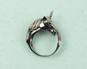 Unicorn Rhodium Ring