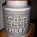 Hornsea "tapestry" flour storage jar
