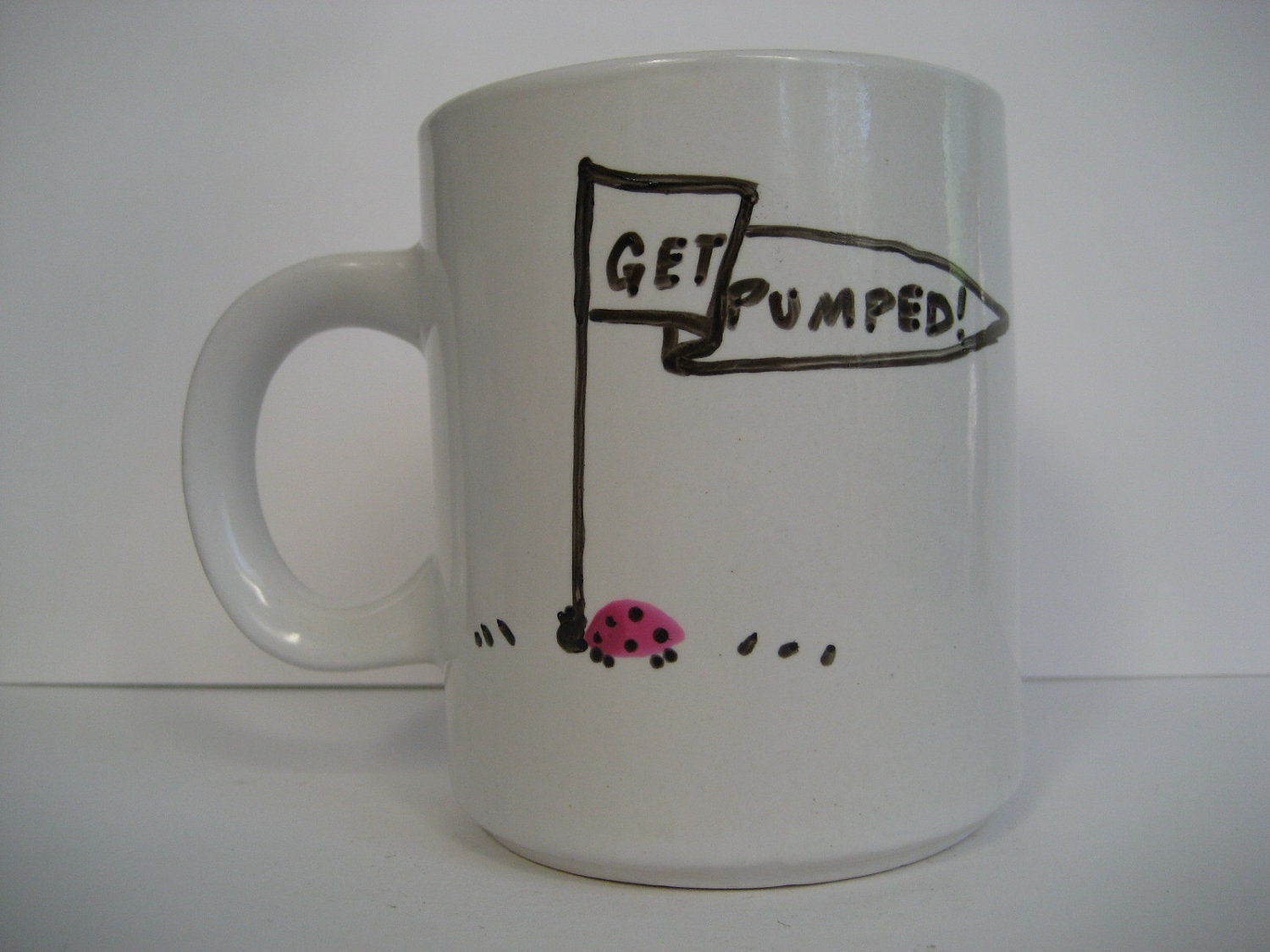 Get Pumped Ladybug Mug