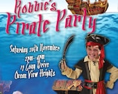 Printable Pirate Party Invitation