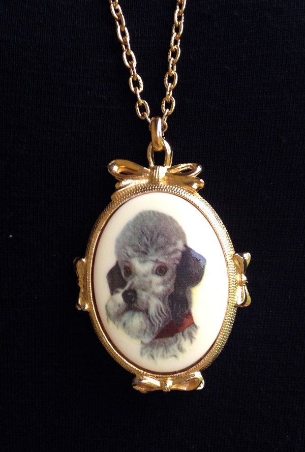 Poodle Pendant Necklace