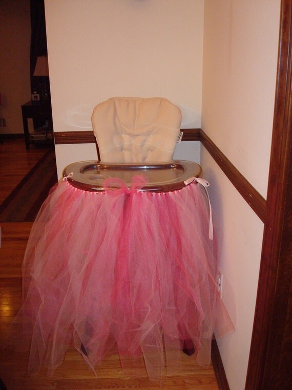 Items similar to High Chair Tulle Tutu Skirt on Etsy