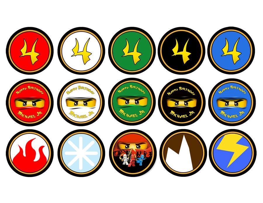 Lego Ninjago Printable Party Package. $7.99, via Etsy. | Ninjago ...