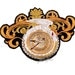 SteamPunk Alchemist Astrolabe Iron On Embroidery Patch MTCoffinz  - Large