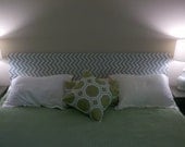 Custom Made Wall Hung Fabric Headboard - KING SIZE