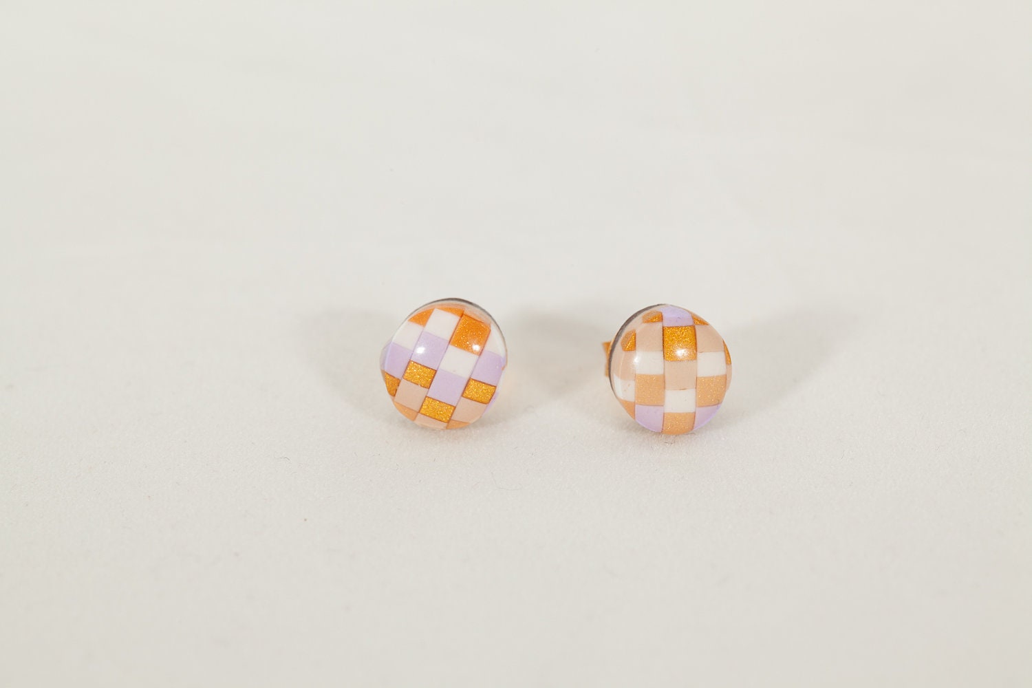 Checkered Earrings