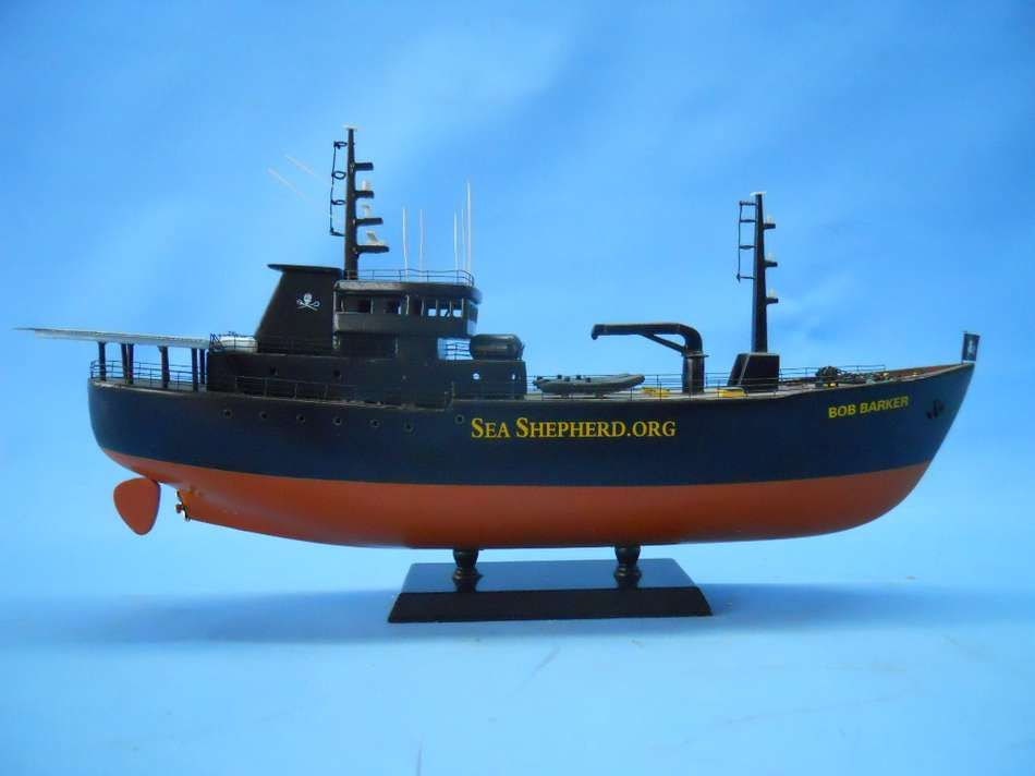 Whale Wars Bob Barker 14" Model Ships / Bob Barker model boats / Whale Wars Replica