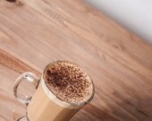 Still photography print. Coffee glass. 8x12 inch print. Home decor. Wall decor.