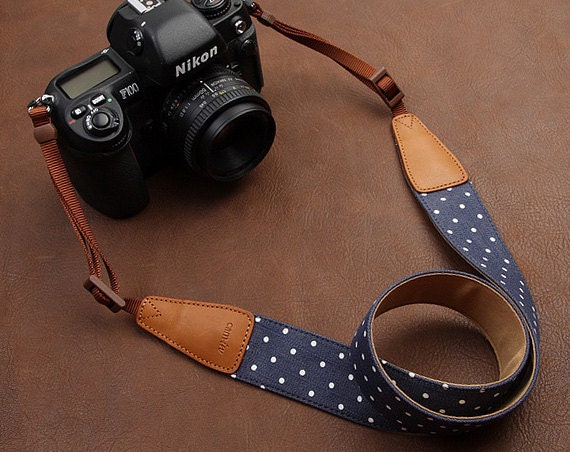 Nikon/Canon Camera Srap  DSLR Camera Strap Cute  Dot Camera Strap