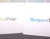 Notes Cards Set of 8 - Modern Print
