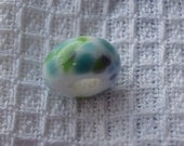SALE    Handmade Focal  Big Hole Bead, April Showers