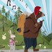 Hobo Bear - 8x10 print
