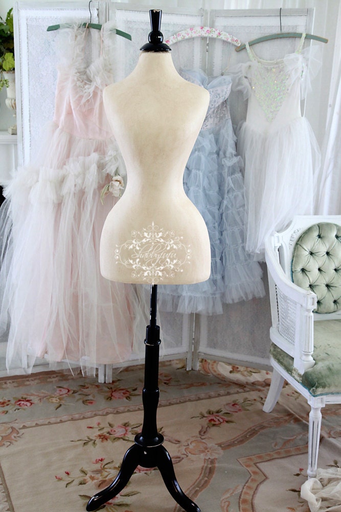 French STYLE Wasp Waist Mannequin...Corset Maker..Shabby Chic